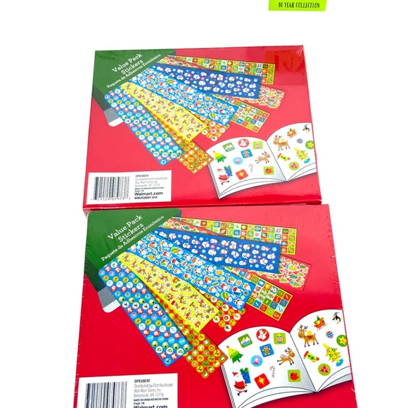 Holiday Time 1000 Christmas Stickers – 9 Sheets (NEW) 2 Pack - Picture 7 of 9